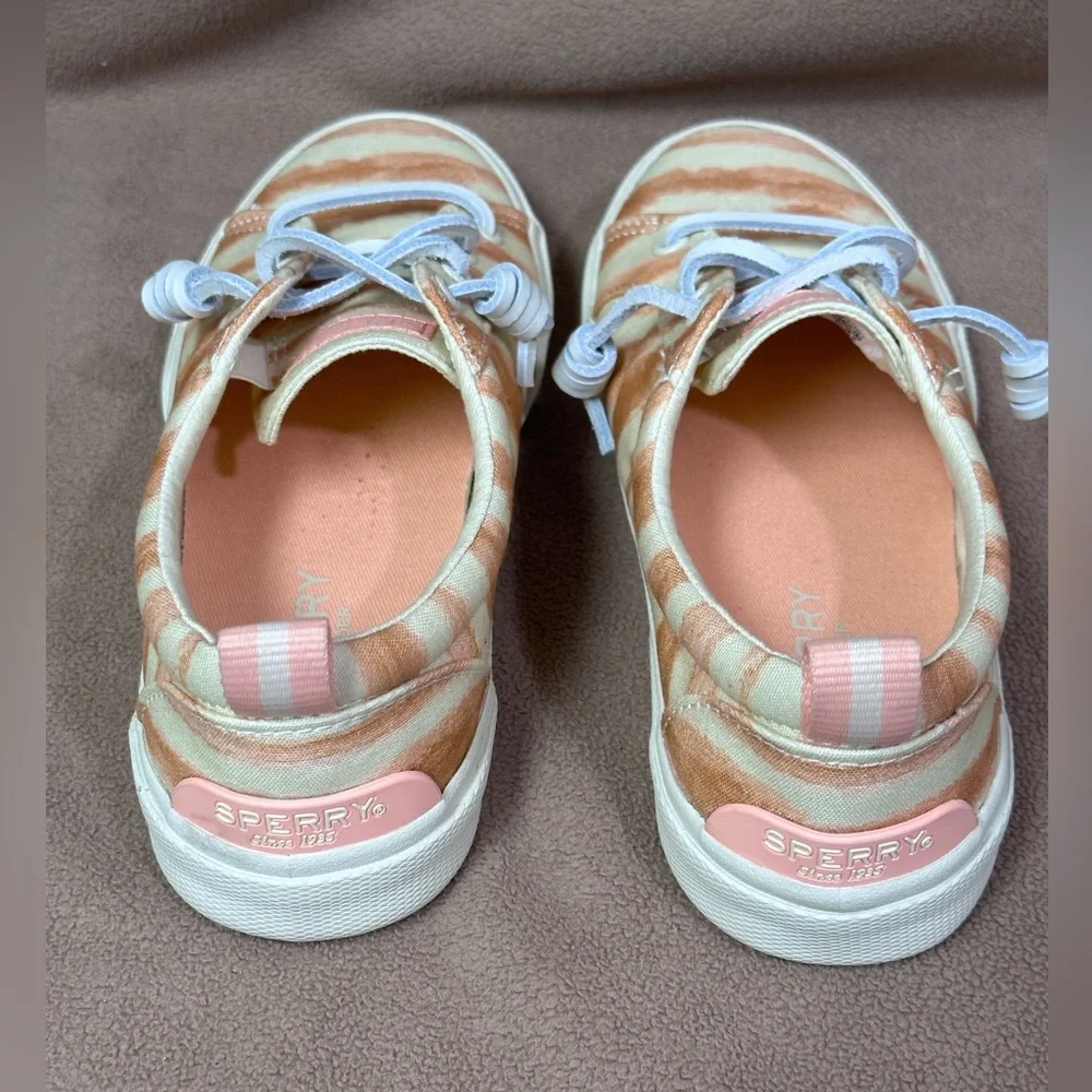 Sperry Women's Pier Wave Ltt‎ Sneaker Size 6- Peach - STS87260